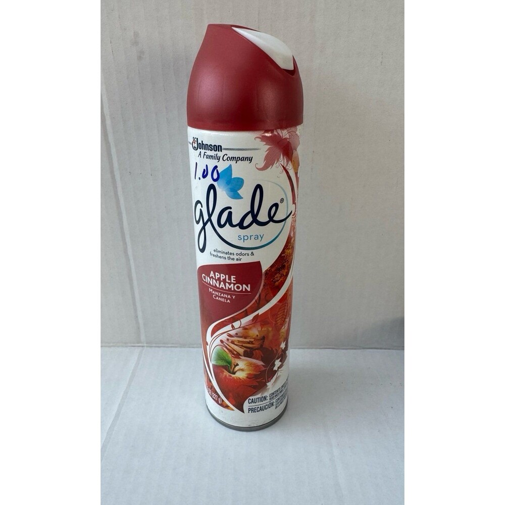 RARE Glade Air Freshener APPLE CINNAMON 7-hr Spray 8 oz NEW